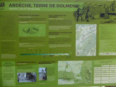 randonnées aux Divols parcours de Dolmens